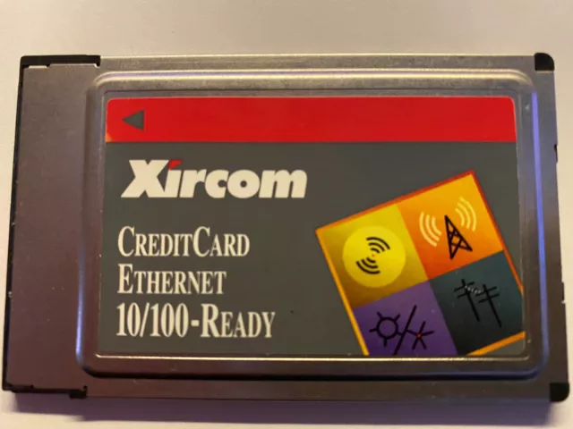 Xircom Credit Card Ethernet 10/100-Ready PCMCIA Laptop Card CE3B-100 - No Cable