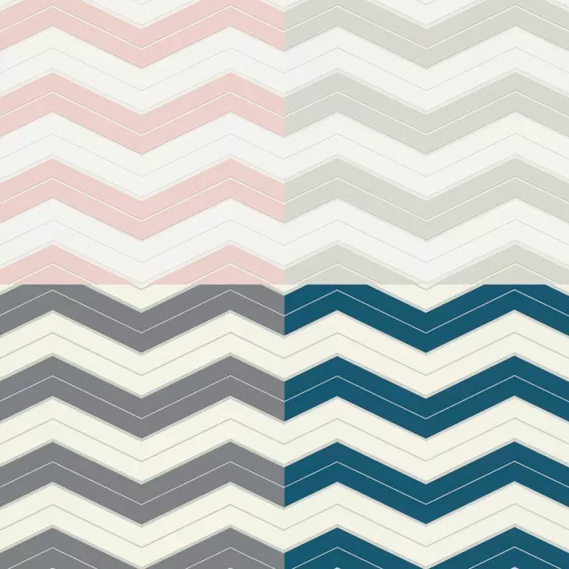 As Creation Zig zag Chevron Stripy Geometric Modern Wallpaper