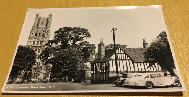 Vintage Tuck’s Postcard - Ely Cathedral - West Front - Used - 88b