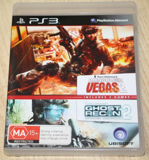 PS3 Game - Tom Clancy's Rainbow Vegas 2 & Ghost Recon 2