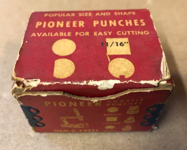 Pioneer Chassis Punch: L-T 11/16” Square