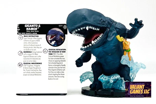 Marvel Heroclix Giganto & Namor #G017 w/ Card Avengers Infinity Set