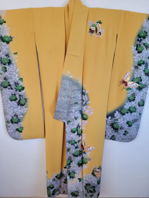 High quality,  Japanese Silk KIMONO Robe ,Furisode,  Nightwear, Y