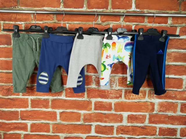 Baby Boys Bundle Age 3-6 Months Adidas H&M Next Etc Leggings Sweat Joggers 68Cm