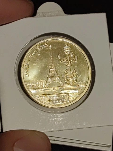 MONNAIE MÉDAILLE JETON TOUR EIFFEL PARIS SOUVENIR ET PATRIMOINE