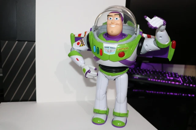 BUZZ LIGHTYEAR 12 inch Talking Action Figure Vintage Toy Story Disney ...