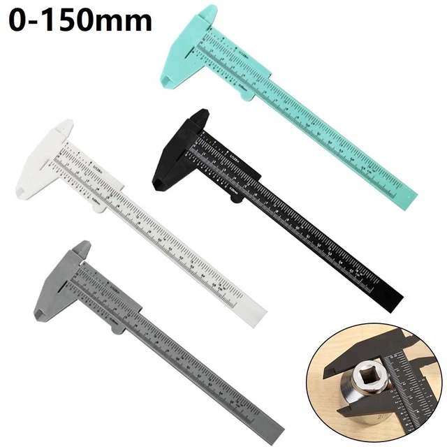 Alto Qualità Vernier Calibro Misurazione Riga Bilancia 1 PC Doppio Riga