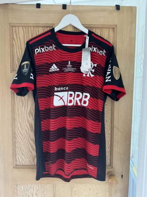 Official flamengo Home 22/23 Libertadores Final shirt - UK M