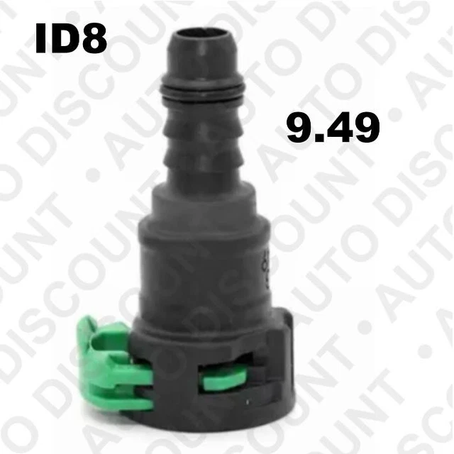 Raccord Femelle RDF 08-9.49 Carburant 180° - 9.49 Mm DN 08 - ETE Flexibles & Raccords Rapides