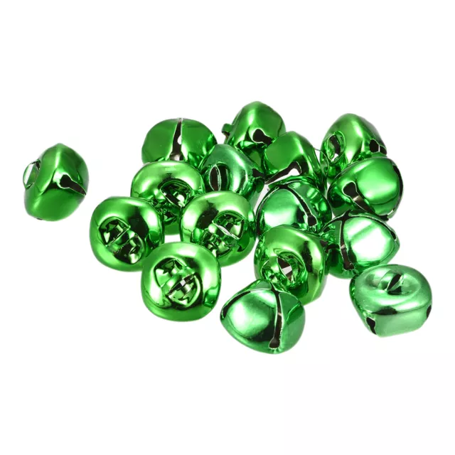 Jingle Bells, 25mm 80pcs Small Bells for Crafts DIY Christmas, Green