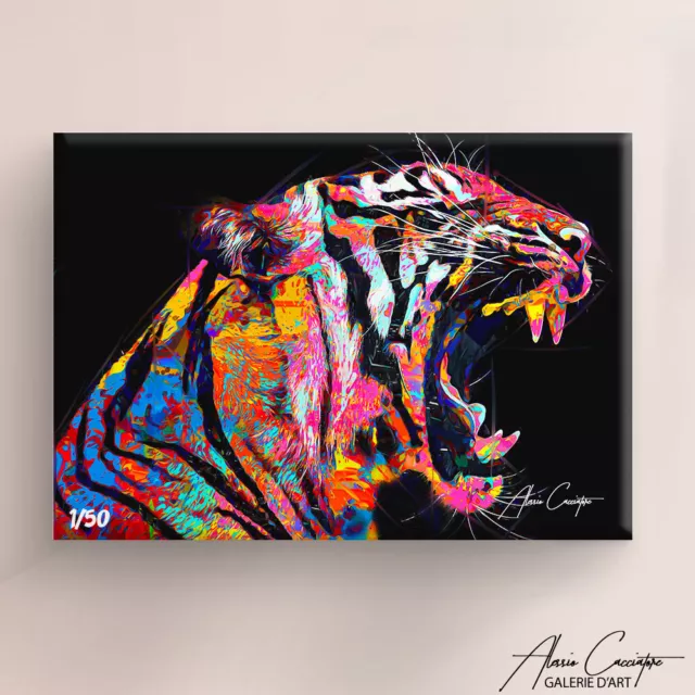 Head Tiger Wall Art Picture Framed Painting Print On Canvas Wall Posters Animals 3