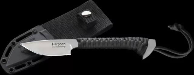 Outdoor Edge Harpoon Fixed Blade Knife Paracord Handle Converts to Harpoon/Spear