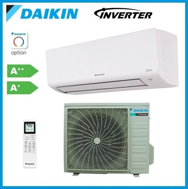 Daikin Climatizzatore 9000 Btu Inverter Monosplit Condizionatore Con Pompa Di Calore Classe Aa Gas R32 Wifi Unit Interna Unit Esterna Ftxa25cw Rxa25a9 Stylish P 432451