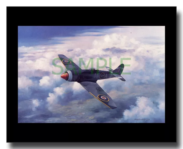 Hawker Tempest II RAF 54 Squadron framed picture Charles Thompson