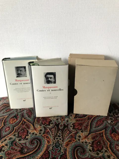 La Pléiade     Guy De Maupassant    Contes Et Nouvelles  I  Ii     1977  1979