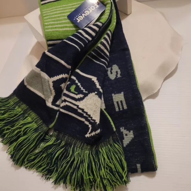 Seattle Seahawks Scarf Football Winter 60" Green Tailgate Party Game Adult Size