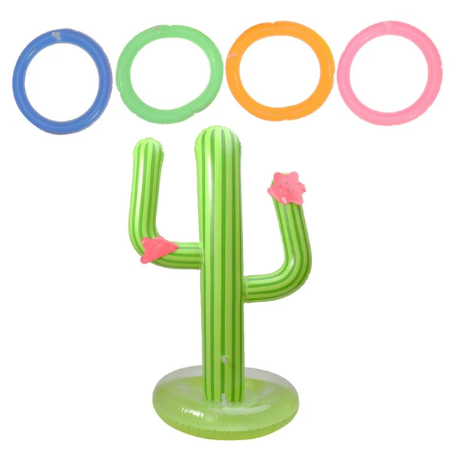 Juguetes de decoración, juguete inflable de cactus pera espinosa juguetes de playa juguetes inflables