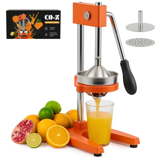 Spremi Agrumi Elettronico Spremiagrumi Manuale KitchenCraft A Leva – Cromato, Con Coppa In Acciaio Inox, Per Arance, Limoni, Lime E Pompelmi Spremiagrumi Con Coppa Acciaio