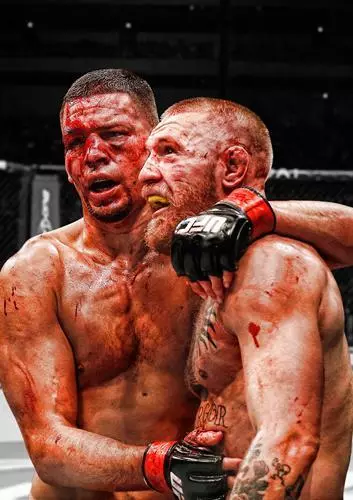 Conor McGregor V Nate Diaz UFC 202 Art Print Photo Picture Poster A3 A4