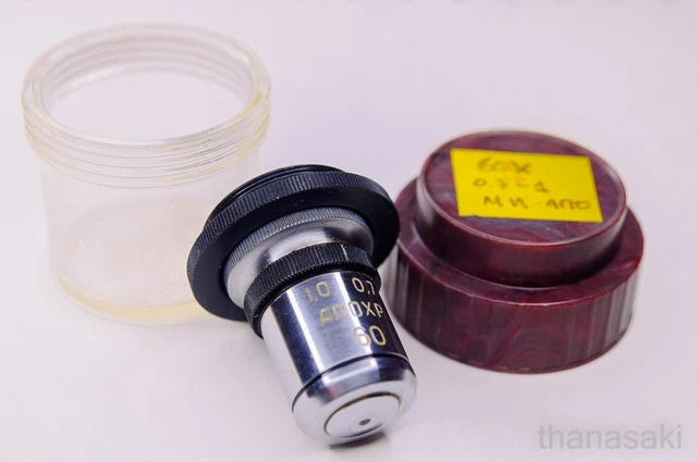 LOMO Apo 60X NA0.7-1.0 Air & Oil Immersion Objective, Zeiss mount
