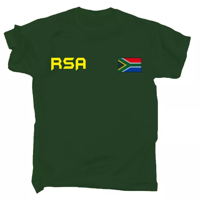 South Africa Flag T-SHIRT African Sport Cricket Soccer Rugby birthday gift