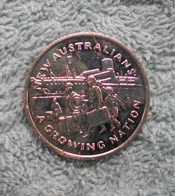New Australians, A Growing Nation,   Australian 1988  Medal