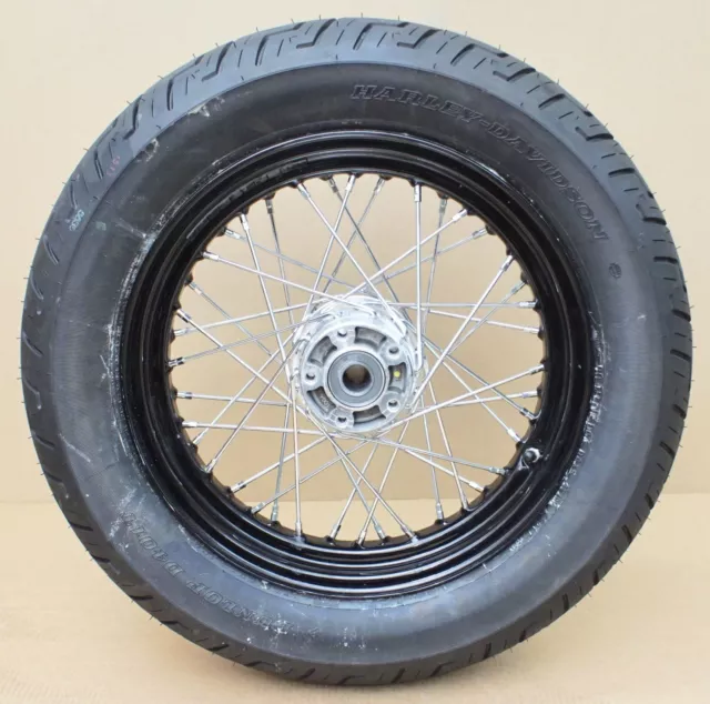 Harley Davidson Felge Rad Alu Hinterrad 16x3 black rear Spoke Wheel Softail