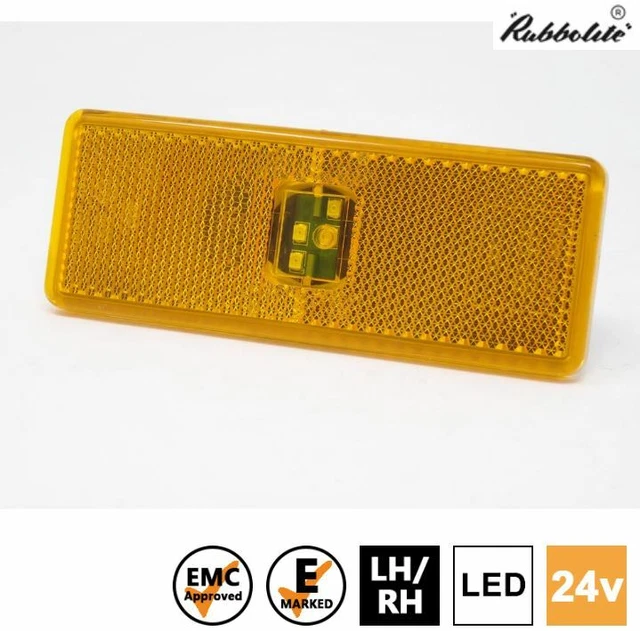 TruckLite / Rubbolite Amber Side Marker Light For Truck & Trailer - 50/03/00