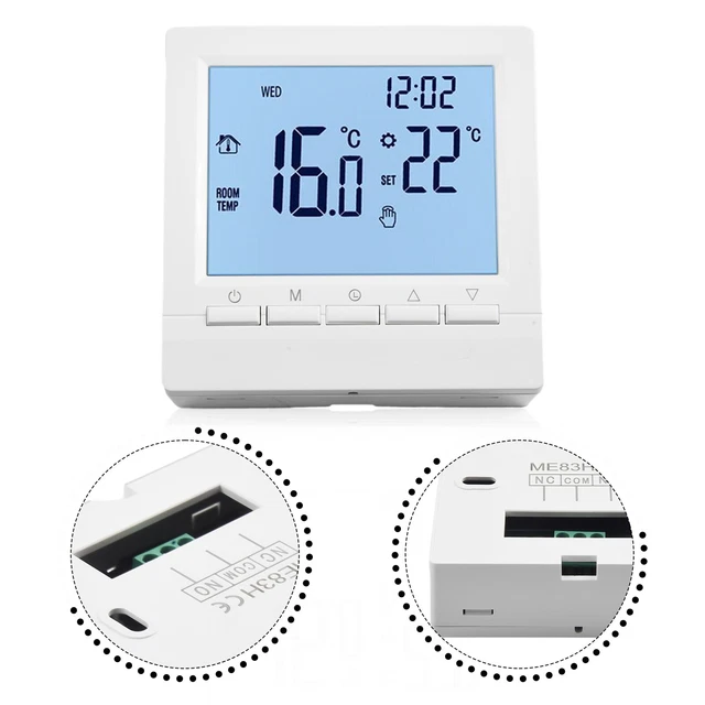 Thermostat Réglable Bimétallique 250V 16A 85°C | Pour Radiateur Électrique, Chauffage D'Appoint - 12