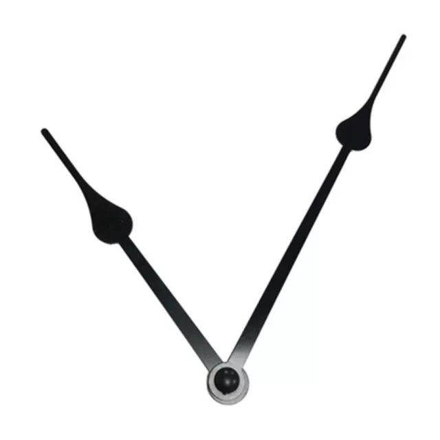 High Torque Clock Mechanism Long Spindle French Spade  Black  Handle