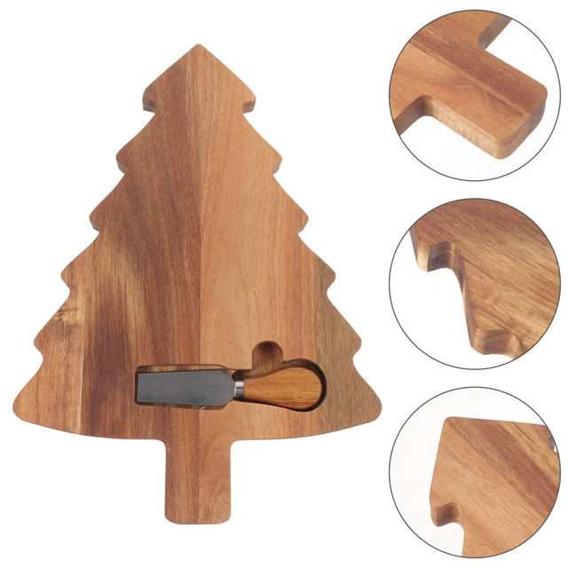 1 Set Küchen-Schneidebrett, Weihnachtsbaum-förmiges Schneidebrett,