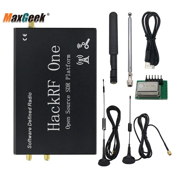 Hackrf One 1MHz-6GHz SDR Radio Platform V1.8.x GPS Simulator+Shell Four Antennas