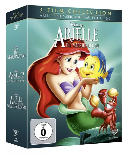 Arielle, die Meerjungfrau - Teil 1, 2 &3 [3 DVDs/NEU&OVP] Walt Disney Klassiker