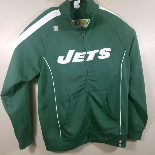 NFL Team Apparel New York Jets Men's Full Zip Jacket Size XL NWT