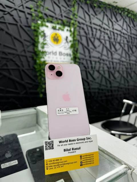 iPhone15 128GB ピンク Apple iPhone 15 Renewed 128GB Pink with Dynamic Island