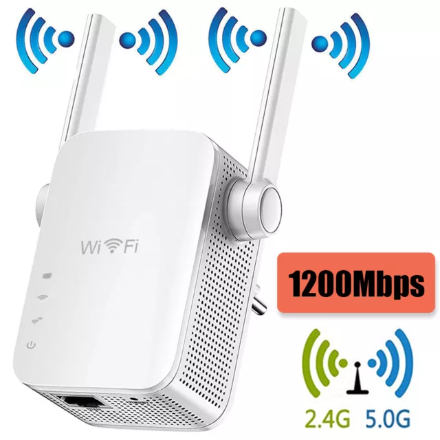 Répéteur Wifi 1200mbps Amplificateur Routeur Extensions Booster Signal Sans Fil