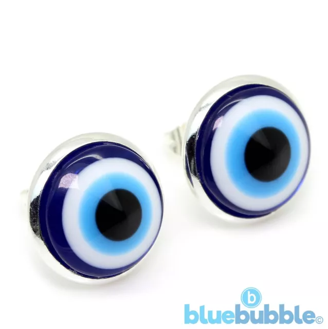 Bluebubble EVIL EYES Glass Eye Ball Earrings Funky Fun Novelty Cool Emo Fantasy