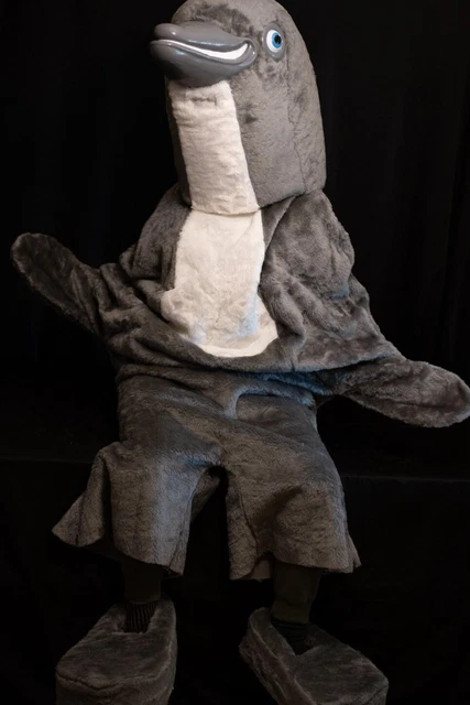 Custom Dolphin Mascot Costume Party Made In Mexico Unique Birthday Gray Adult Custom Dolphin Mascot Costume Party Made In Mexico Unique Birthday Gray Adult