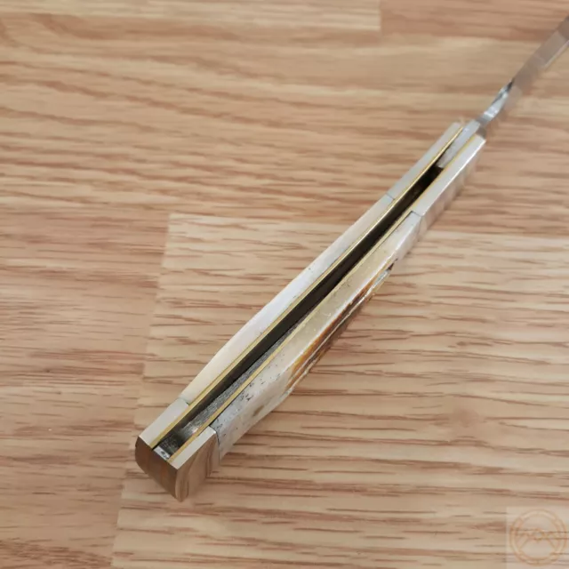 Frost Cutlery Lock Folding Knife Stainless Razor Blade Second Cut Bone Handle 3
