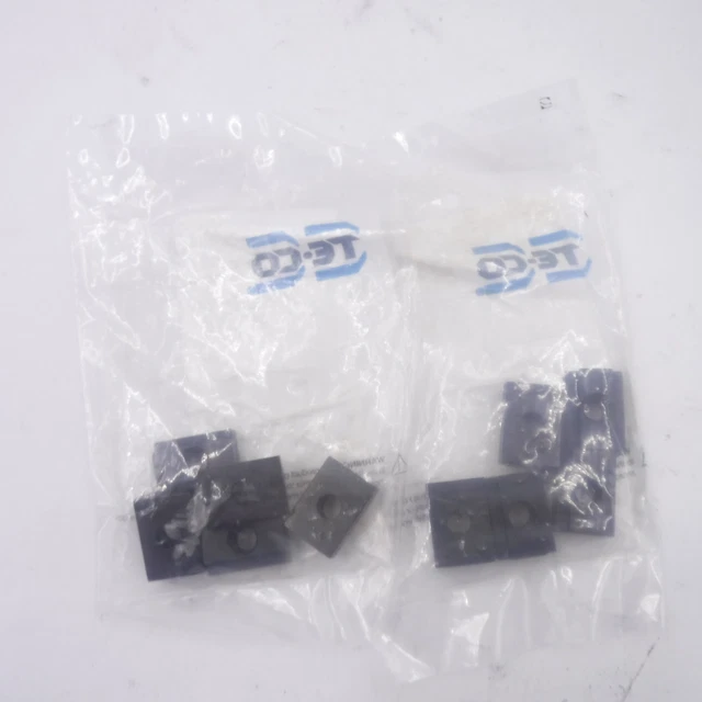 10 Pack TE-CO T-Slot Nut: 5/16"-18 Thread Size 3/8" Table Slot Size HSS Black