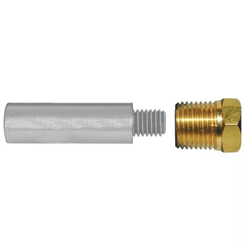 Tecnoseal E00 Pencil Zinc W/Brass Cap TEC-E00-C