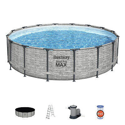 Bestway Poolfolie Bestway 427x107cm Pool Steel Pro MAX mit Rahmen Ersatz Swimming Folie 