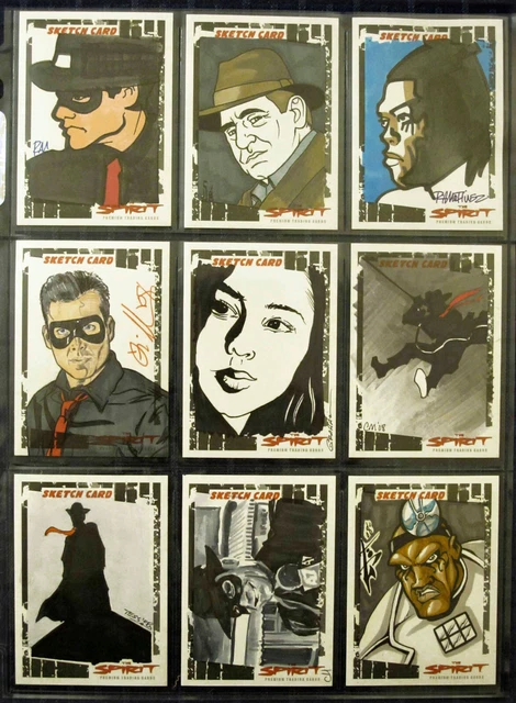 26 Unique The Spirit Movie Sketches Inkworks 2008