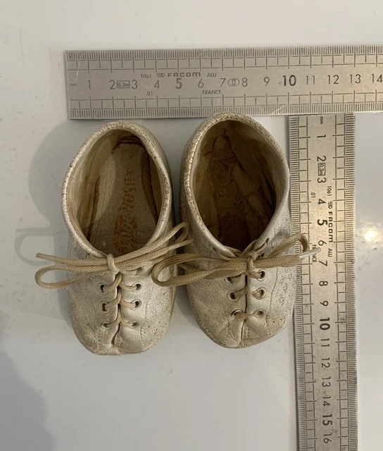 Chaussures Anciennes Pour Poupee Ancienne Jumeau, Bru, Steiner, Sfbj 2