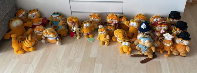 Garfield Vintage Plüschtier Sammlung Odie 70er 80er Stofftier groß klein Sammler