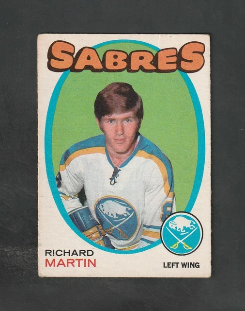 1971 OPC Richard Martin RC #161 ~~ Buffalo Sabres