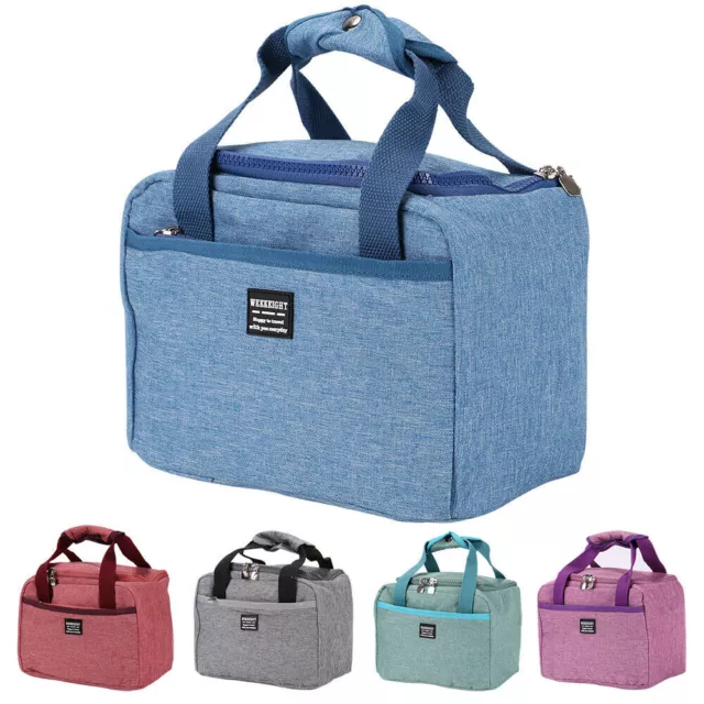 Thermal Insulated Lunch Bag Cool Bag Picnic Adult Kids Lunch Box Food Storage