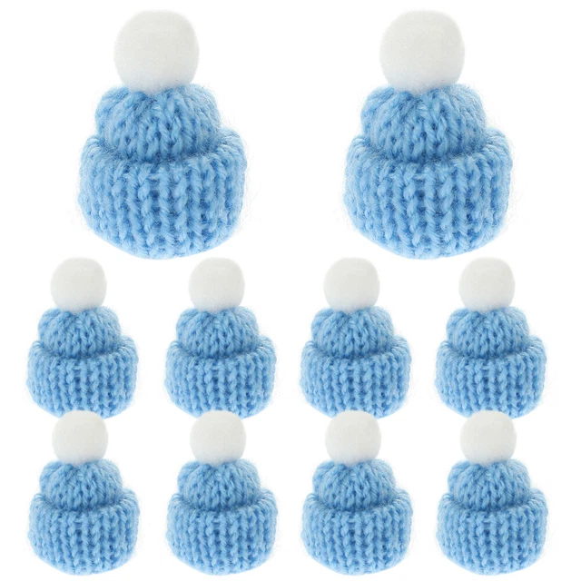 10 PCS Kleine Weihnachtsmütze Süßigkeiten Weihnachtsgeschenke Weinflasche
