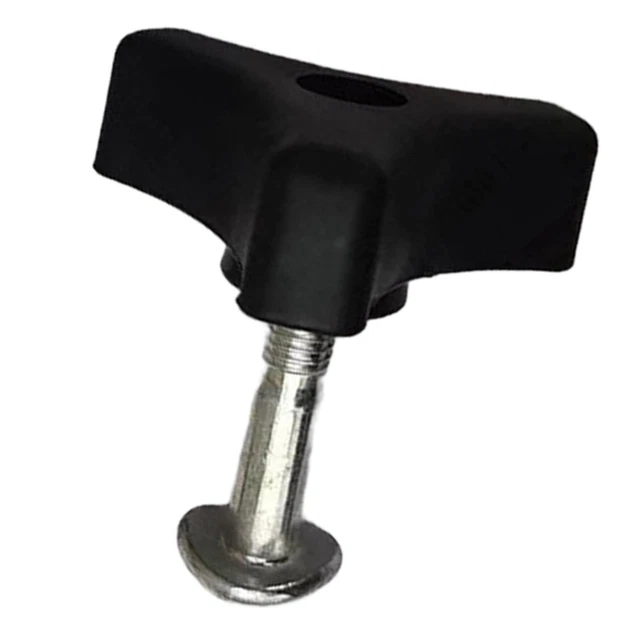 3 Poignées + 3 Boulons M8 Pour Tondeuse à Gazon - Bouton De Poignée Écrou Plastique Noir Durable ZAMDOE