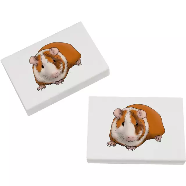 2 x 45mm 'Guinea Pig' Erasers / Rubbers (ER00032444)